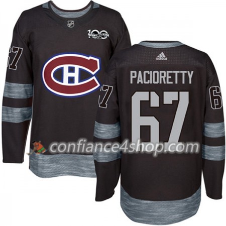 Adidas Maillot de Hockey Montreal Canadiens Max Pacioretty 67 1917-2017 100th Anniversary Noir Authentic - Homme